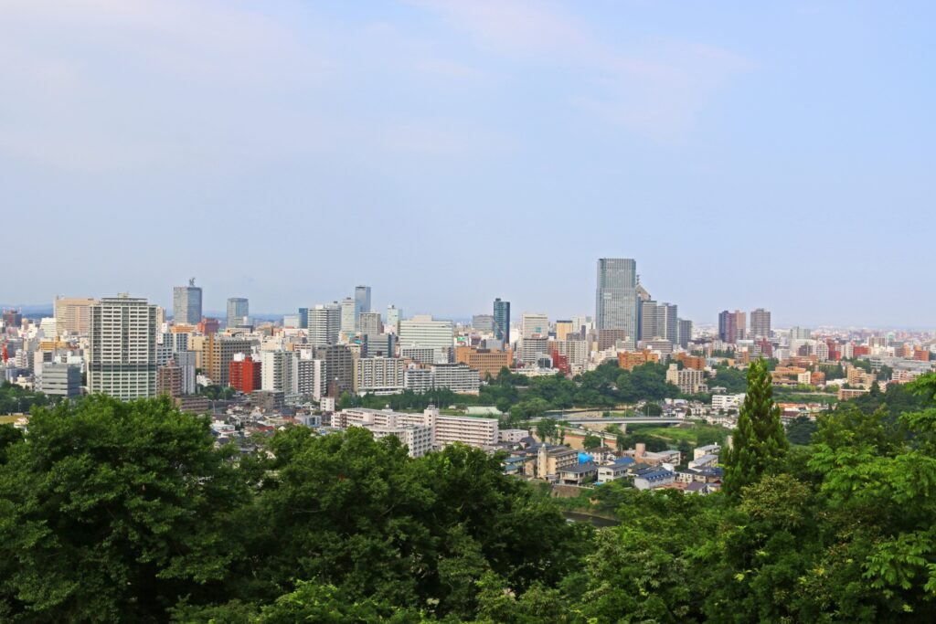 仙台の街並み