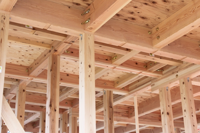 建築中の木造住宅